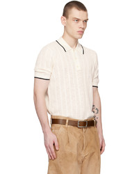 Polo marron clair Dries Van Noten