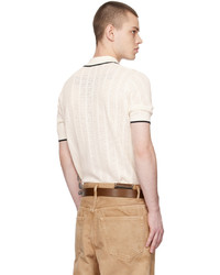 Polo marron clair Dries Van Noten