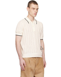 Polo marron clair Dries Van Noten