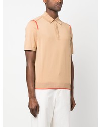 Polo marron clair Paul Smith