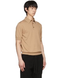 Polo marron clair Tom Ford