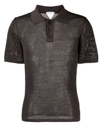 Polo marron foncé Bottega Veneta