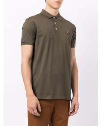 Polo marron foncé Ralph Lauren Purple Label