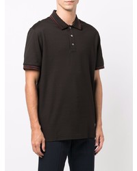 Polo marron foncé Salvatore Ferragamo