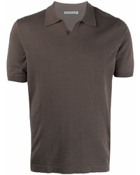 Polo marron foncé GREY DANIELE ALESSANDRINI