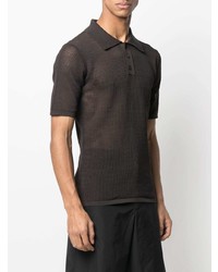 Polo marron foncé Bottega Veneta