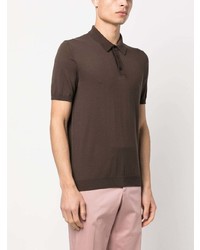 Polo marron Roberto Collina