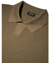 Polo marron Zegna