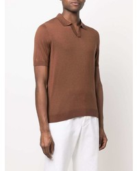 Polo marron Tagliatore