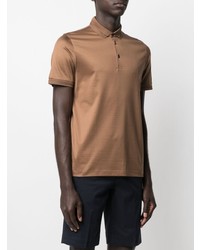 Polo marron Corneliani