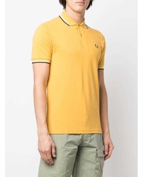 Polo moutarde Fred Perry