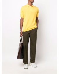 Polo moutarde John Smedley