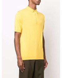 Polo moutarde John Smedley