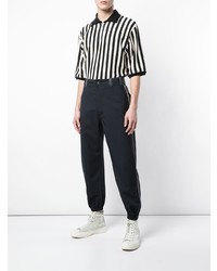 Polo noir et blanc Marni