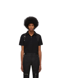 Polo noir Alexander McQueen