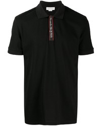 Polo noir Alexander McQueen