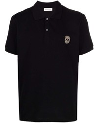 Polo noir Alexander McQueen