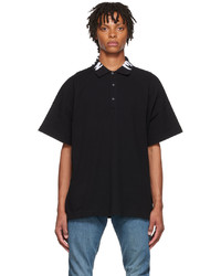 Polo noir Alexander McQueen