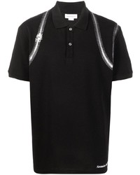 Polo noir Alexander McQueen