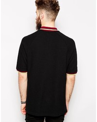 Polo noir Asos