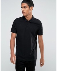 Polo noir Asos