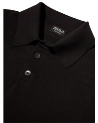 Polo noir Zegna