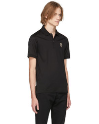 Polo noir Alexander McQueen