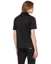 Polo noir Alexander McQueen