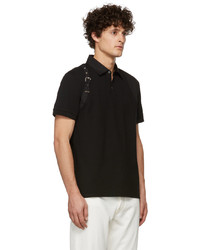 Polo noir Alexander McQueen