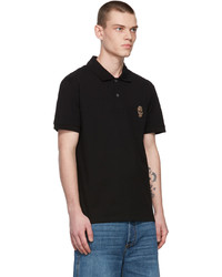 Polo noir Alexander McQueen