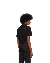 Polo noir Alexander McQueen