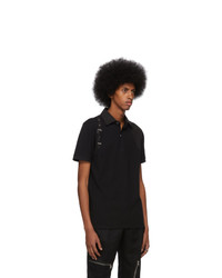 Polo noir Alexander McQueen