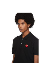 Polo noir Comme Des Garcons Play