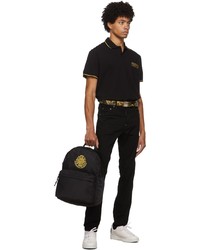 Polo noir VERSACE JEANS COUTURE