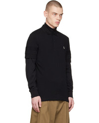 Polo noir Fred Perry