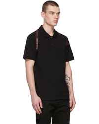 Polo noir Alexander McQueen