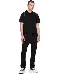 Polo noir Alexander McQueen