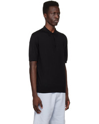 Polo noir Dries Van Noten