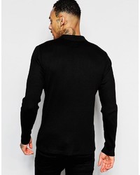 Polo noir Asos