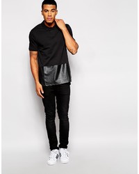 Polo noir Asos