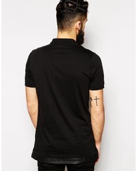 Polo noir Asos