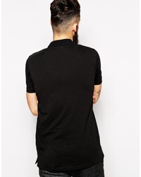 Polo noir Asos