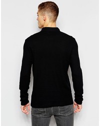 Polo noir Asos