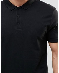 Polo noir Asos