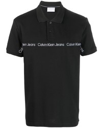 Polo noir Calvin Klein Jeans