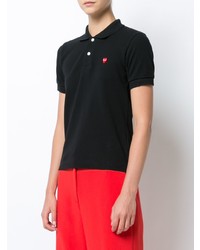 Polo noir Comme Des Garcons Play