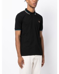 Polo noir Fred Perry