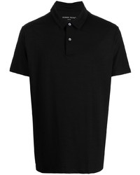 Polo noir Derek Rose