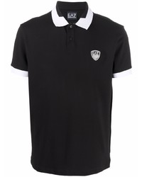 Polo noir Ea7 Emporio Armani