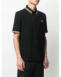 Polo noir Fred Perry